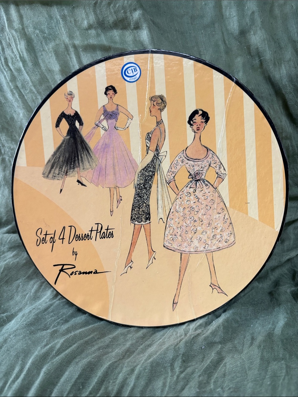Vintage Look Rosanna Dessert Plate Set